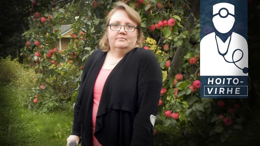 Sari Holanti on yksi hoitovirheiden uhreista.
