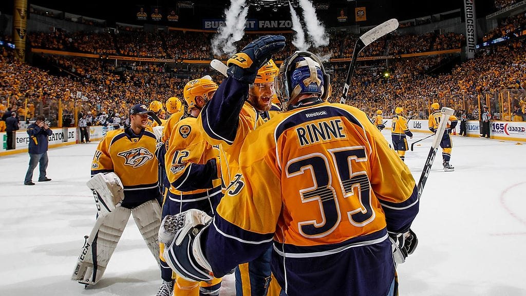 Pekka Rinne on Nashvillen tukijalka.