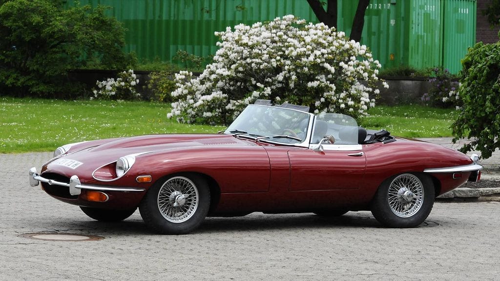 jaguar e type convertible