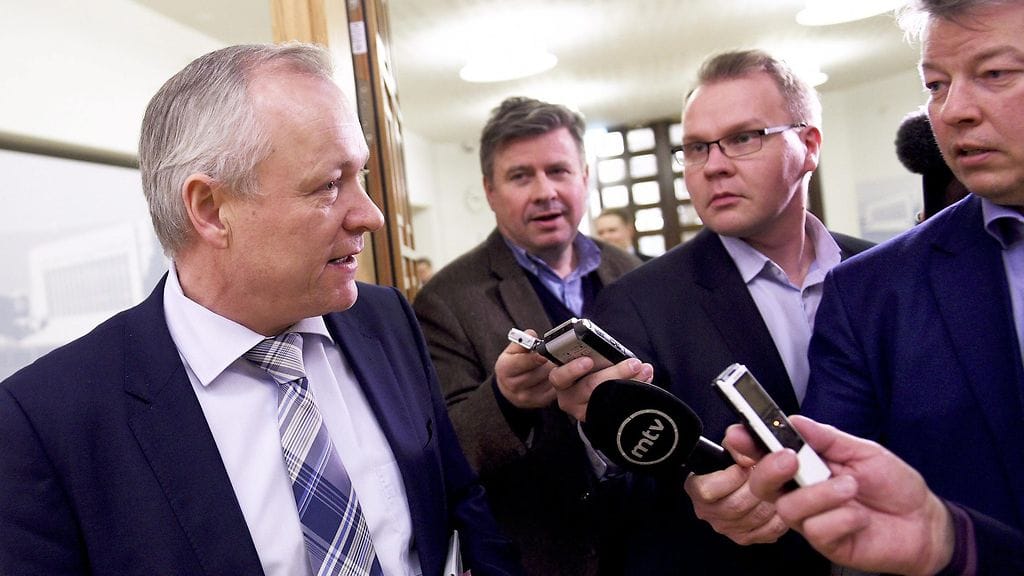 Kokoomuksen eduskuntaryhmän puheenjohtaja Kalle Jokinen. Arkistokuva.