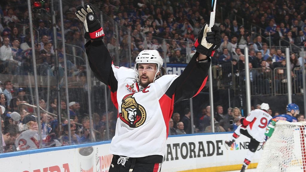 Erik Karlsson oli Ottawan ja New York Rangersin välisen sarjan kuningas.