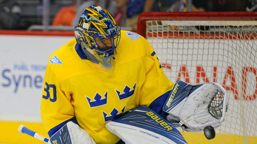 Henrik Lundqvist torjui Ruotsin maalilla syksyn World Cupissa.