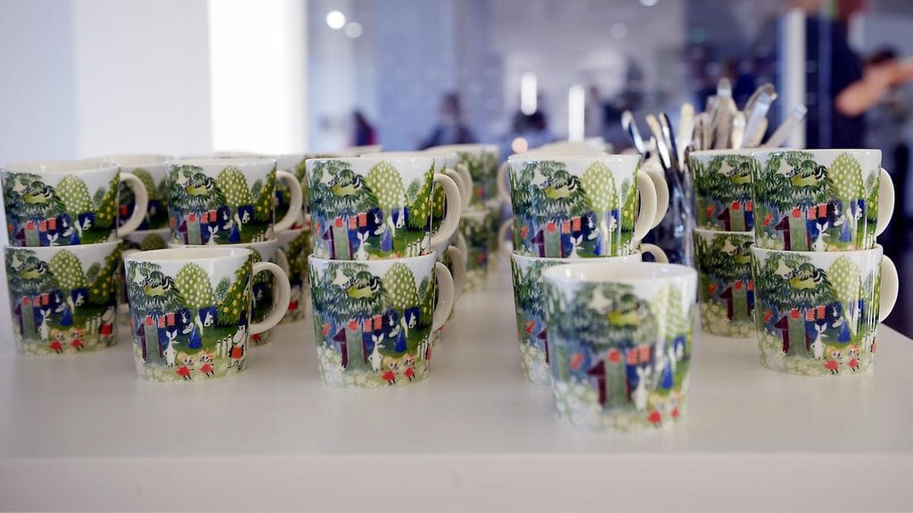 Uusi muumimuki tulee myyntiin kaikkialle ensiviikon maanantaina.