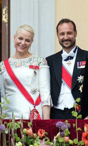 Mette-Marit ja Haakon 9.5.2017