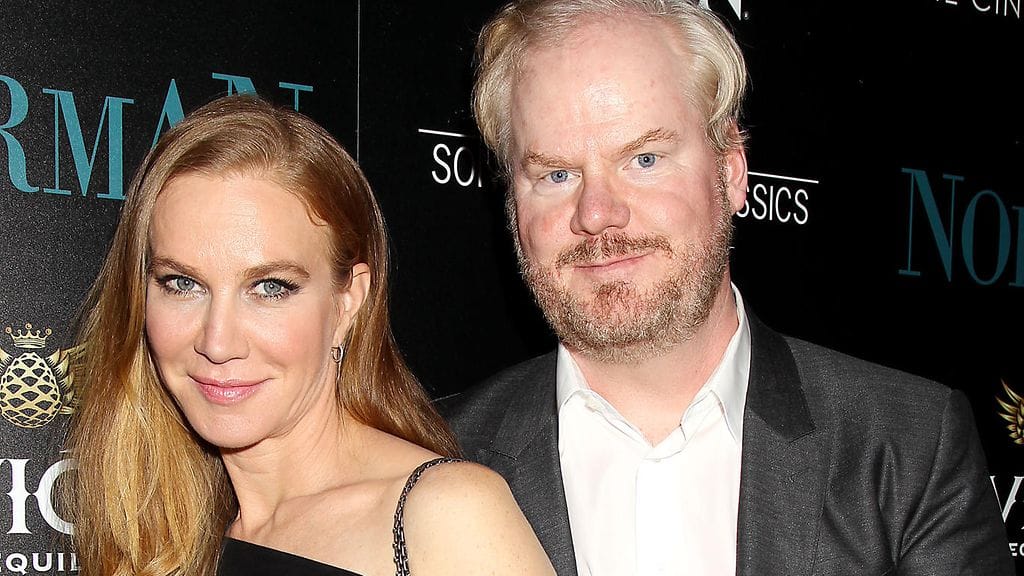 Jeannie ja Jim Gaffigan kuvattuna New Yorkissa 12. huhtikuuta 2017, vain kuusi päivää ennen kuin Jeannien kasvain leikattiin.