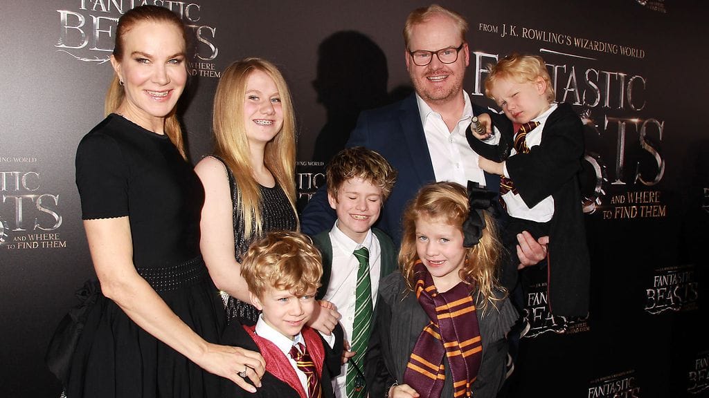 Jeannie ja Jim Gaffigan syksy 2016 lapset myös