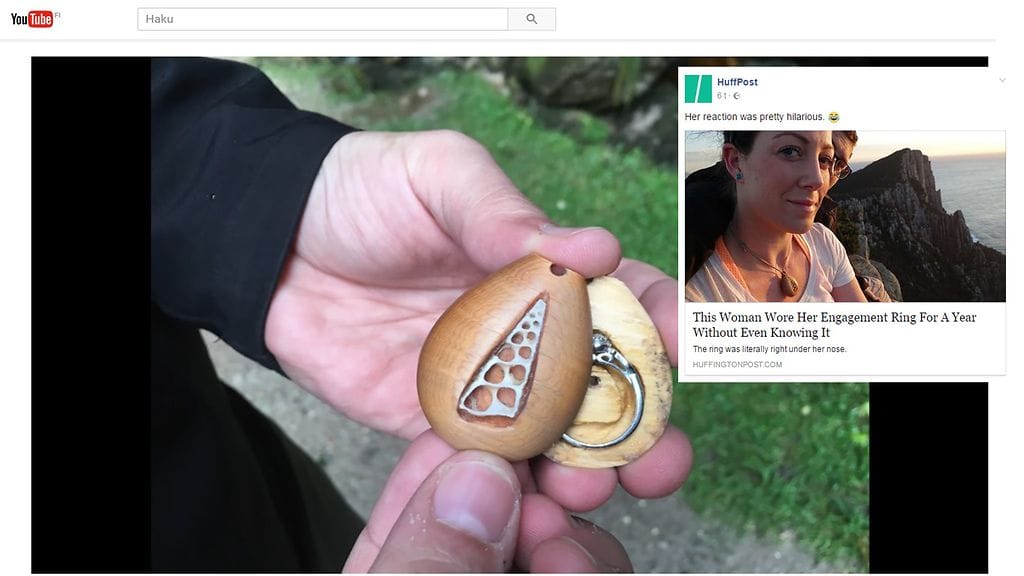 Tämän miehen kosintatapa jättää monet muut varjoonsa.