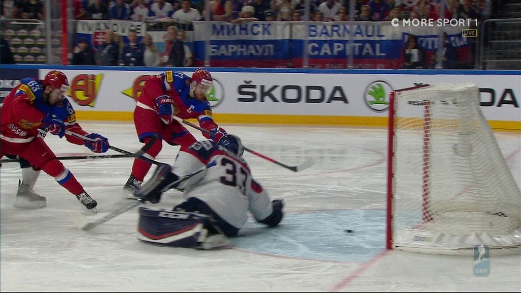 Venäjä avasi Slovakiaa vastaan maalihanat jo ottelun toisella minuutilla.