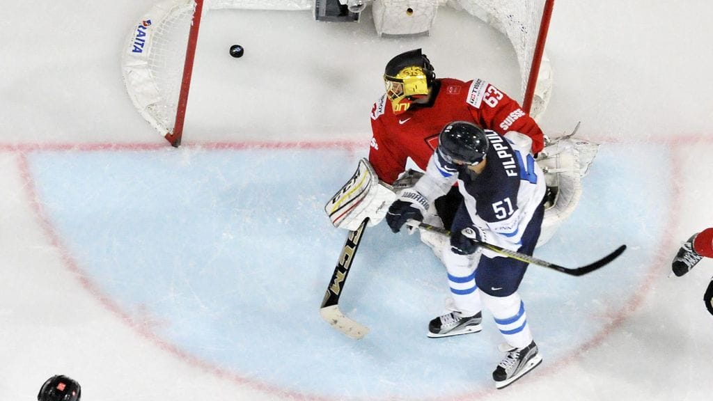 Valtteri Filppula iski Suomelle ison helpotuksen eilen illalla Sveitsiä vastaan.