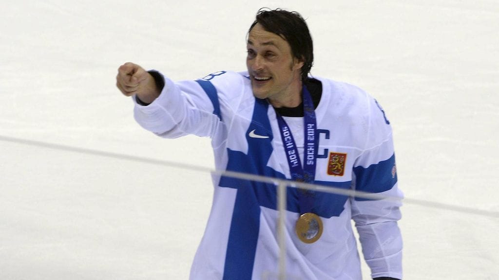 Teemu Selänne jätti maajoukkueen komealla tavalla Sotshissa keväällä 2014.