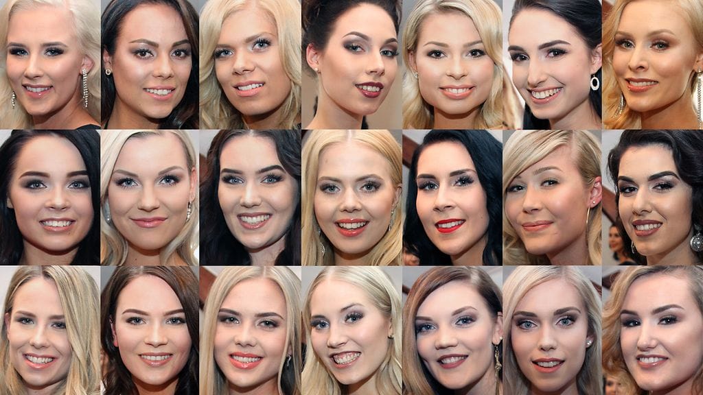 Toukokuussa julkistetut vuoden 2017 Miss Suomi -semifinalistit.
