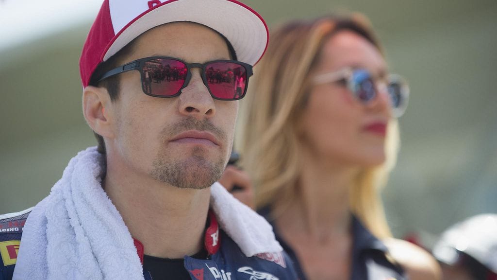 Nicky Hayden Superbike-kisassa Imolassa toukokuussa.