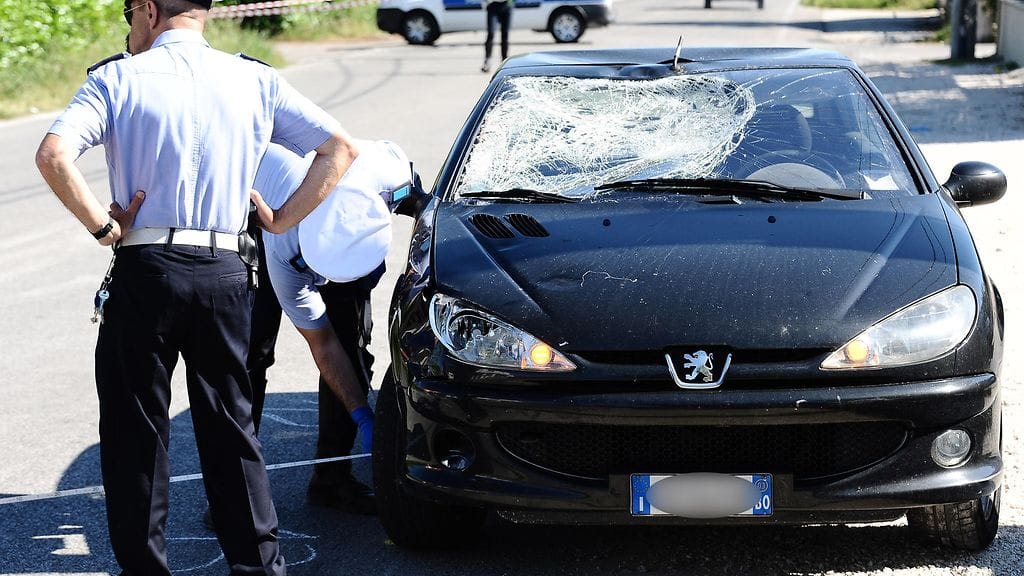 Auto, jonka kanssa Hayden törmäsi