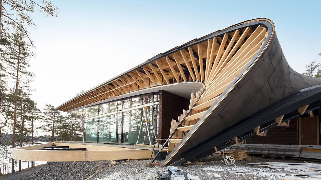 Mikkelin asuntomessualueelle valmistuvasta Wave-talosta löytyy monipuolinen kuntoiluhuone.