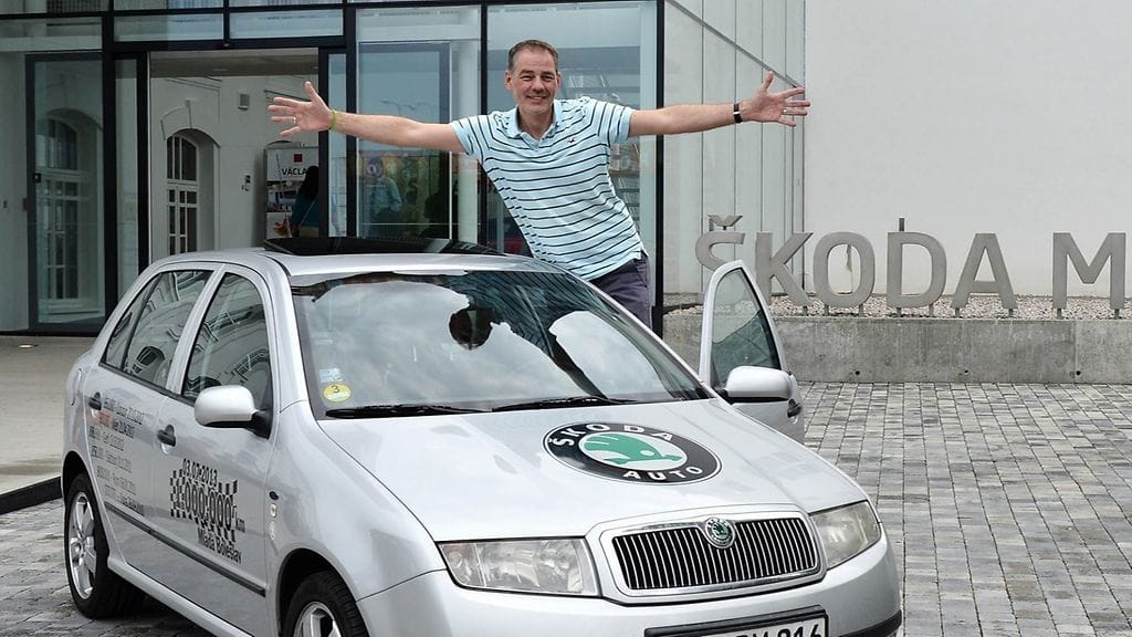 Peter Kirchhoff ja Skoda Fabia.