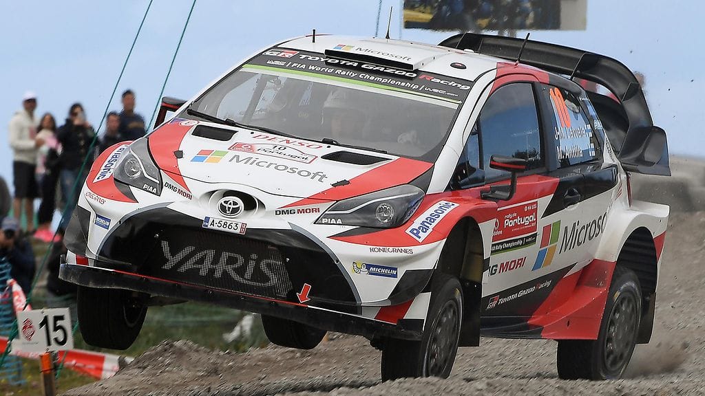 Jari-Matti Latvala Portugalin ralliteillä.