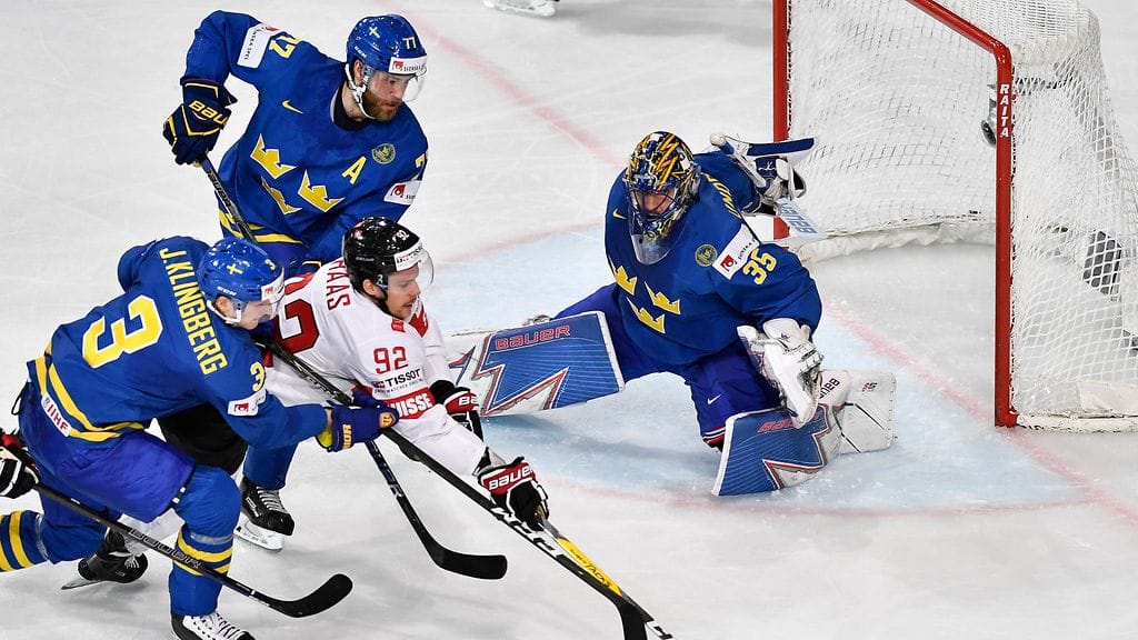 Ruotsi kukisti puolivälieräottelussa Sveitsin maalein 3–1.