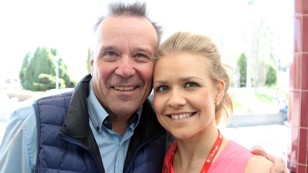 Jaska Mäkynen ja Sonja Lindén Iskelmäparatiisin semifinaalissa 20.5.2017 1