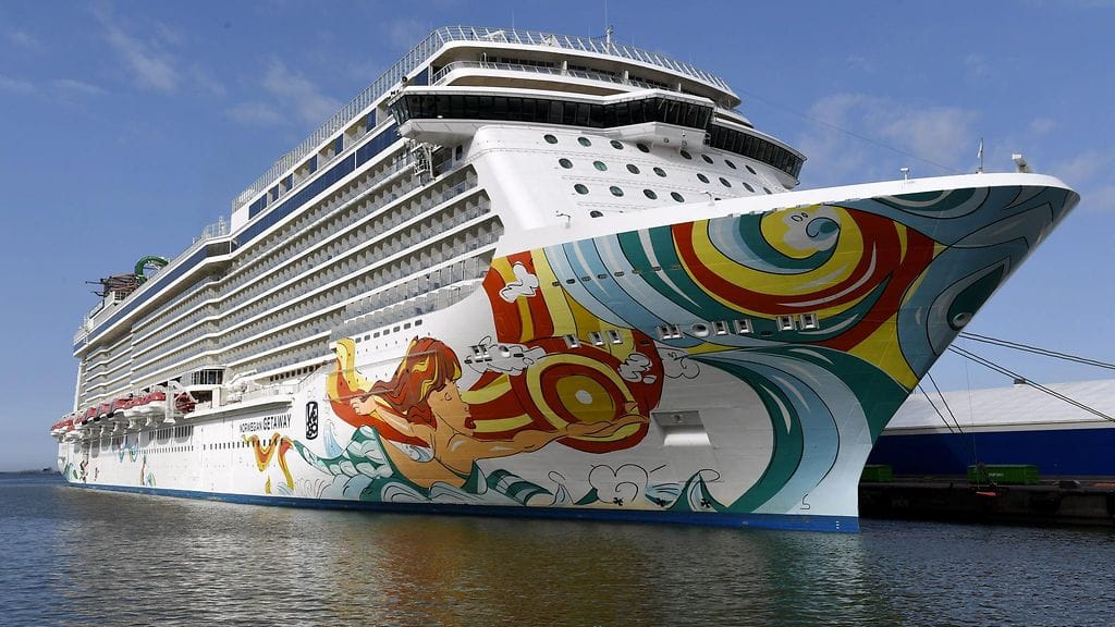 Norwegian Getaway on suurin Suomessa nähty risteilyalus.