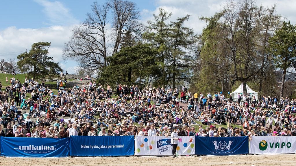 Hevoset Kaivarissa -tapahtuman yleisöä.