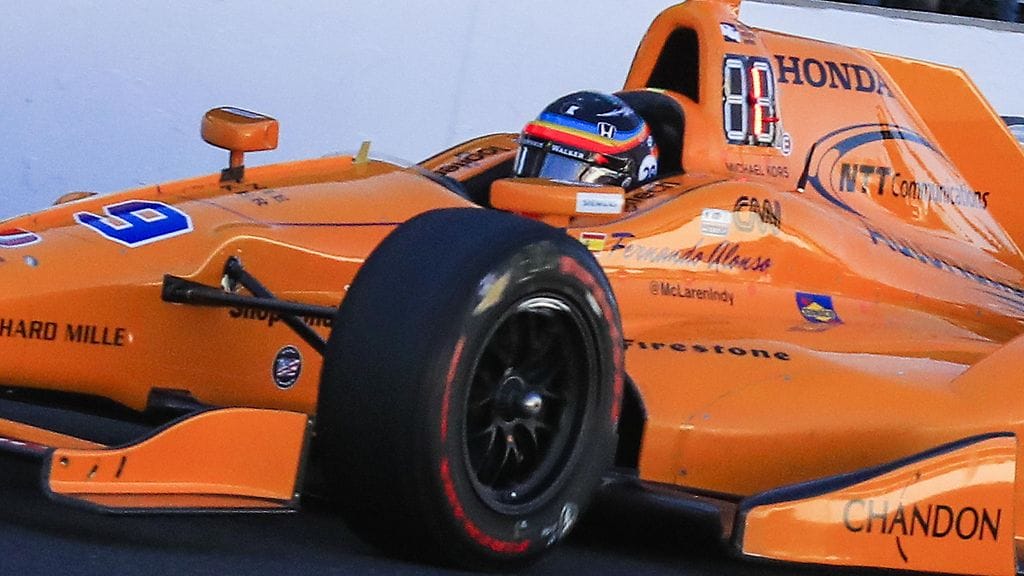 Fernando Alonso aika-ajoissa sunnuntaina.