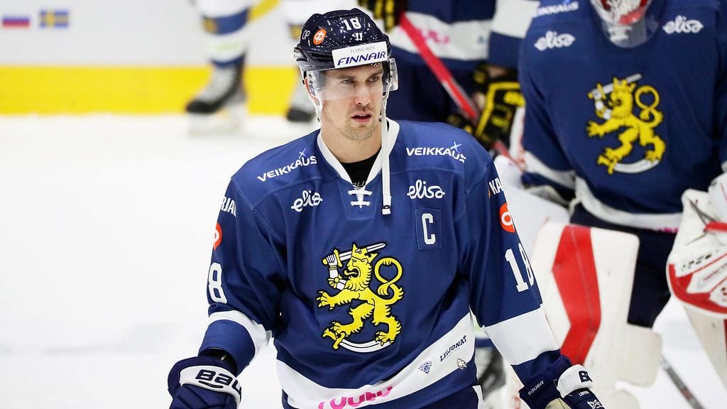 Sami Lepistö maajoukkuepaidassa viime joulukuussa.