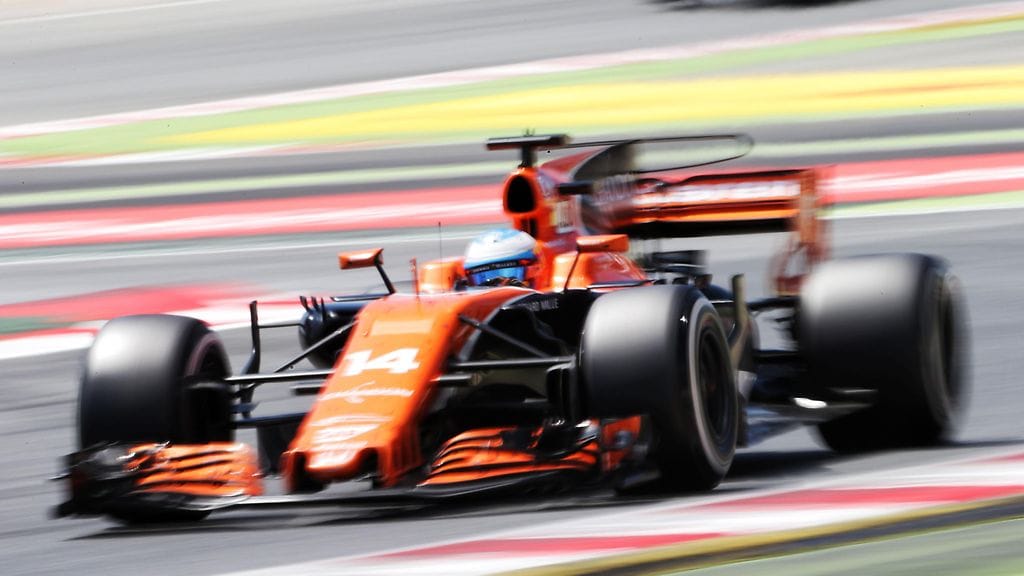 Fernando Alonso McLaren-autossa.