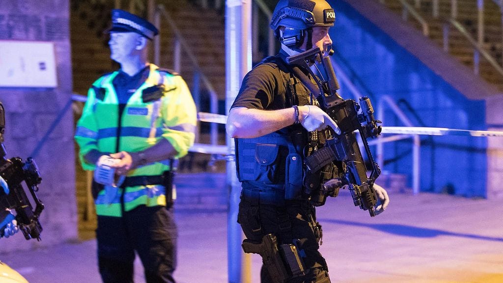 Arkistokuvaa maanantain iskusta.