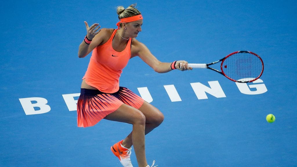 Petra Kvitova Pekingissä viime lokakuussa.
