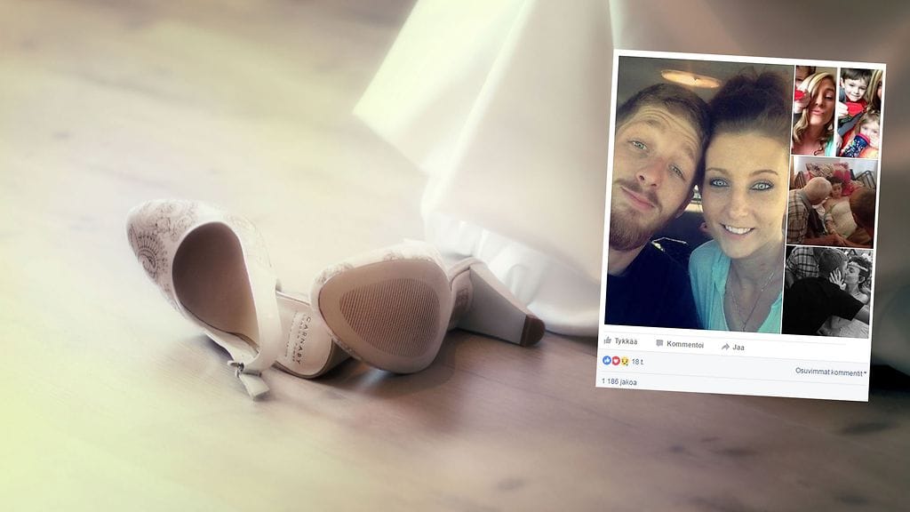 Harvinaista syöpää sairastava nainen vihittiin 28-vuotissyntymäpäivänään.