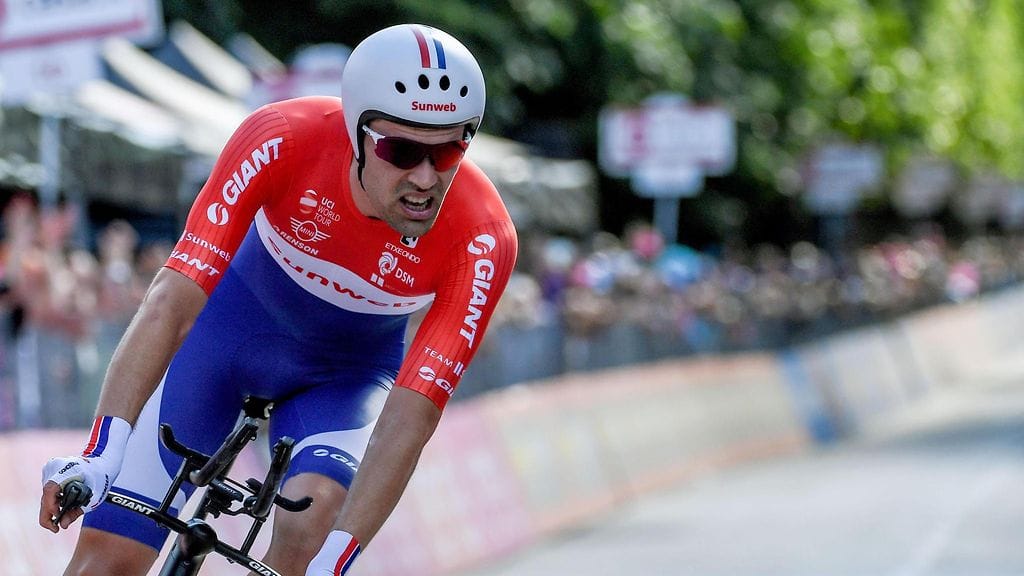 Tom Dumoulin on Italian ympäriajon kärjessä.