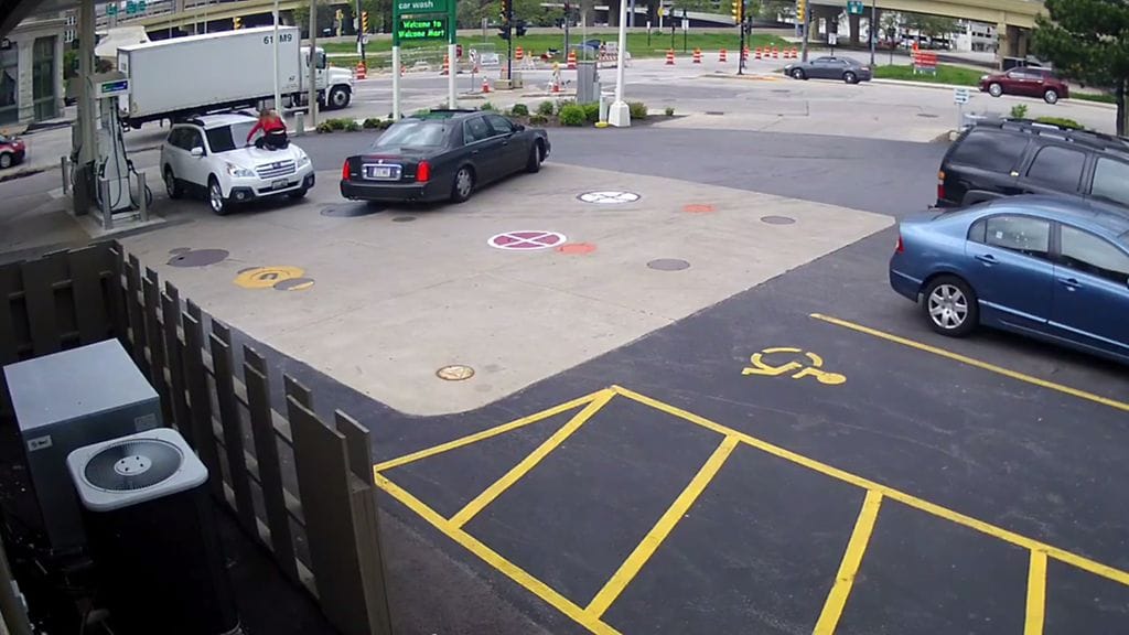 Kuvankaappaus Facebook-videolta.