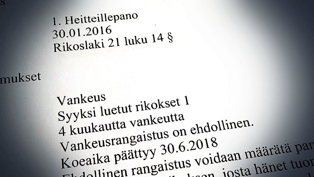 Käräjäoikeus antoi päätöksen viime tiistaina.