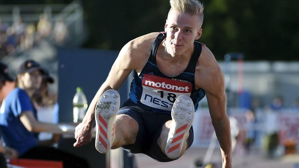 Kristian Pulli oli lähellä päästä kahdeksan metrin kerhoon (arkistokuva).