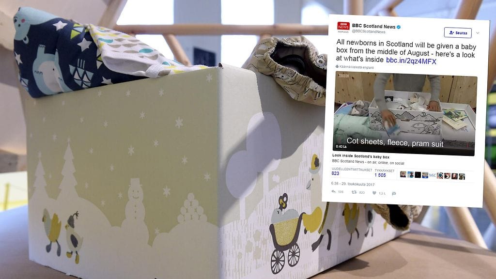 Elokuun puolivälin jälkeen syntyneet skotlantilaisvauvat ovat oikeutettuja äitiyspakkaukseen.