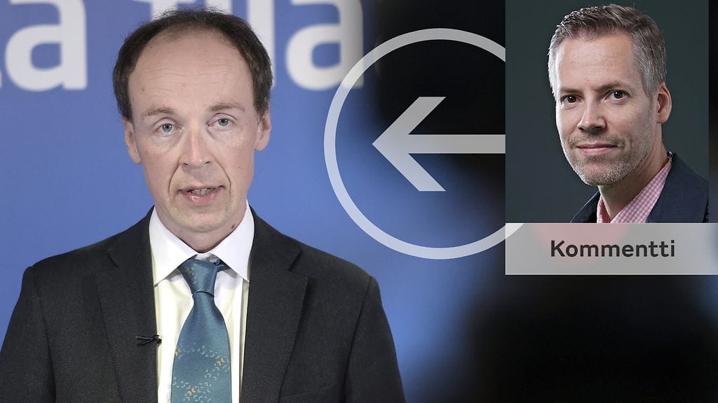 Jussi Halla-ahon kannatus perussuomalaisten puheenjohtajaksi on kasvussa. Ilkka Ahtiainen (oik.) on MTV Uutisten toimituspäällikkö.