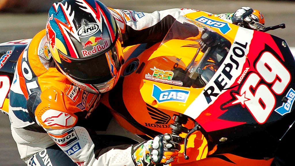 35-vuotiaana menehtynyt Nicky Hayden ajoi numerolla 69.