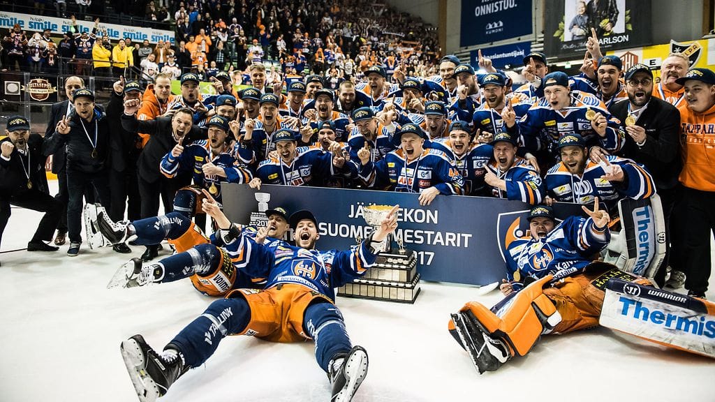 Tappara on voittanut kaksi edellistä Suomen mestaruutta. Sen kultajuhlat alkoivat tänä keväänä Kuopiossa.