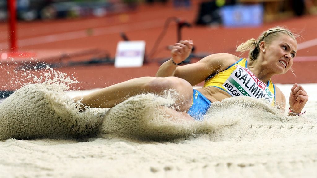 Bianca Salming oli kymmenes naisten viisiottelussa Belgradin MM-hallikisoissa 2017.