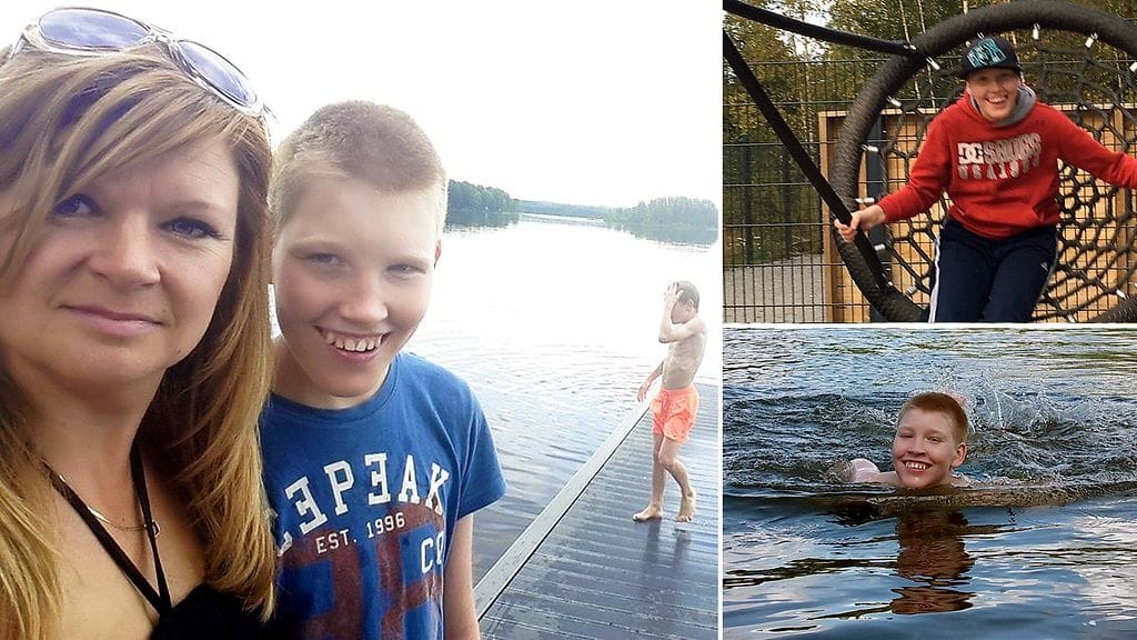 "Jos Kalle saa jotain päähänsä, hän livistää pakoon alta aikayksikön ja silloin joutuu ihan tosissaan juoksemaan perässä", äiti Tuija kertoo.