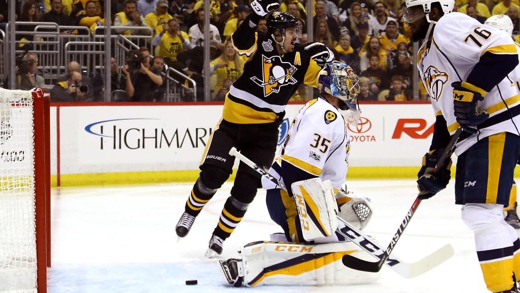 Jevgeni Malkin oli yksi Pittsburghin pelaajista, jotka ohittivat Pekka Rinteen 5. finaalissa.