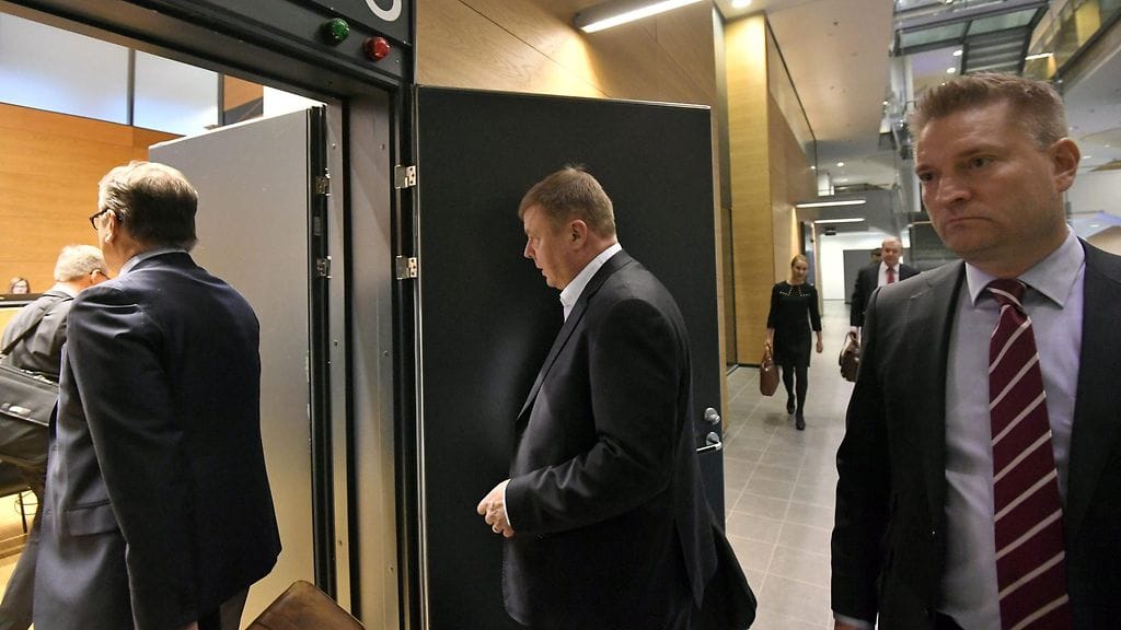 Toimitusjohtaja Pekka Perä (kesk.) oli kuultavana Talvivaaran pörssirikosjutussa Helsingin käräjäoikeudessa 27. tammikuuta 2017.