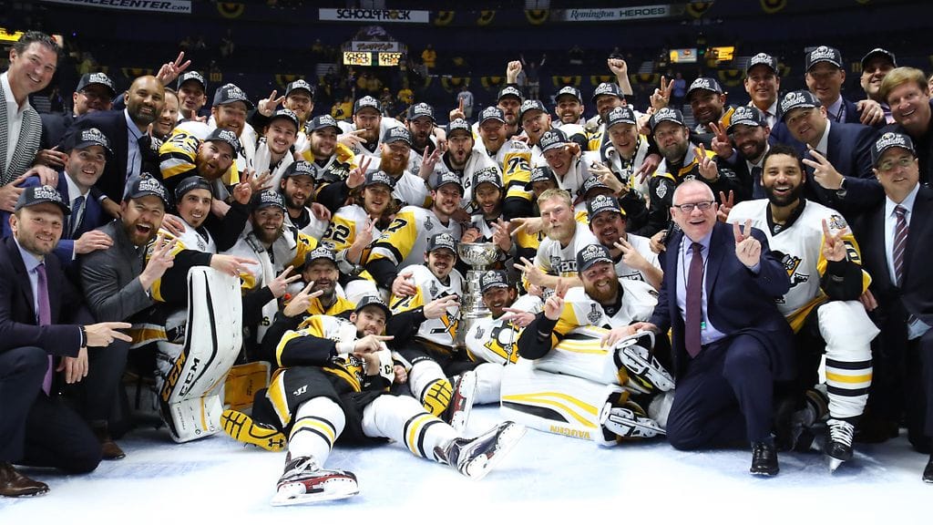 Pittsburgh Penguins juhlii!