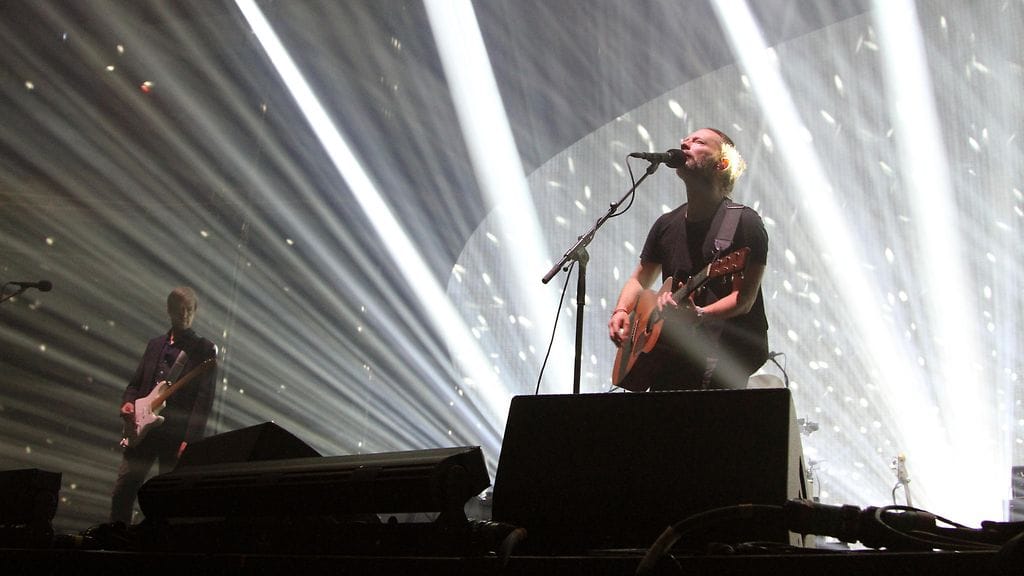 Radiohead Globenissa 9.6.2017 Ed O'Brien, Thom Yorke 1
