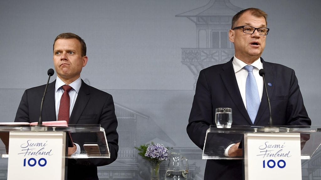 Petteri Orpo ja Juha Sipilä.