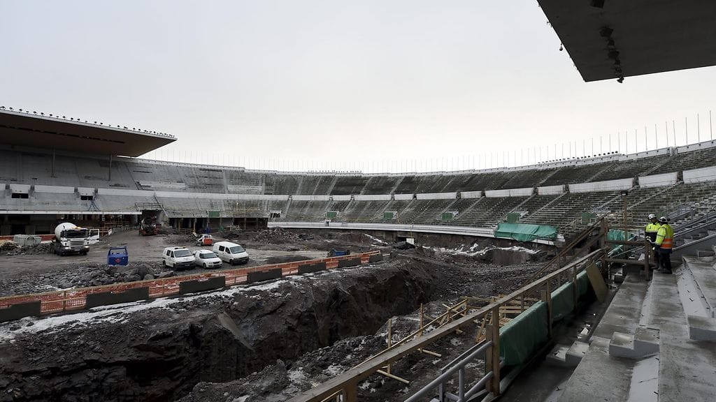 Olympiastadion on remontissa vielä vuosia.
