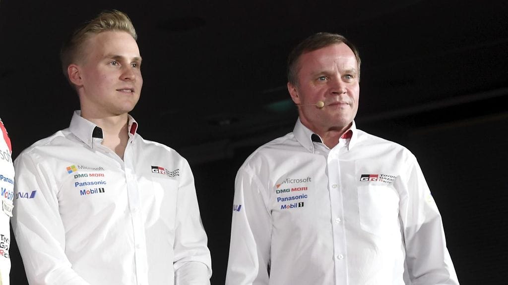 Esapekka Lappi ja Tommi Mäkinen viime joulukuussa Helsingissä.