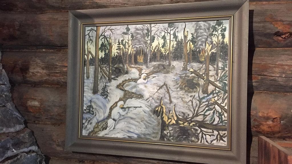 keittiö lotta rintamataide rukajärvi