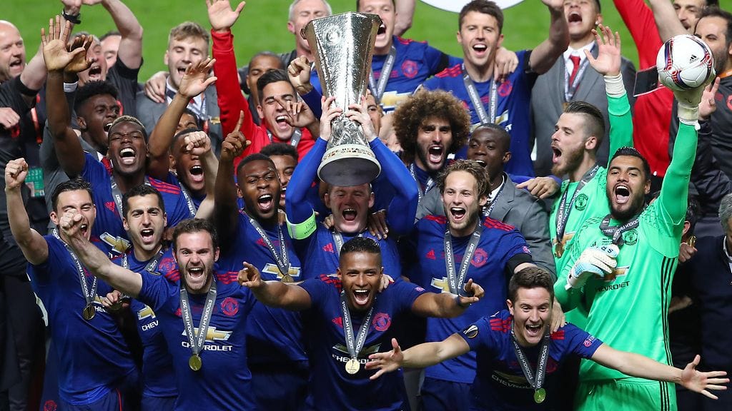 Manchester United juhli toukokuussa UEFA Europa Leaguen mestaruutta.
