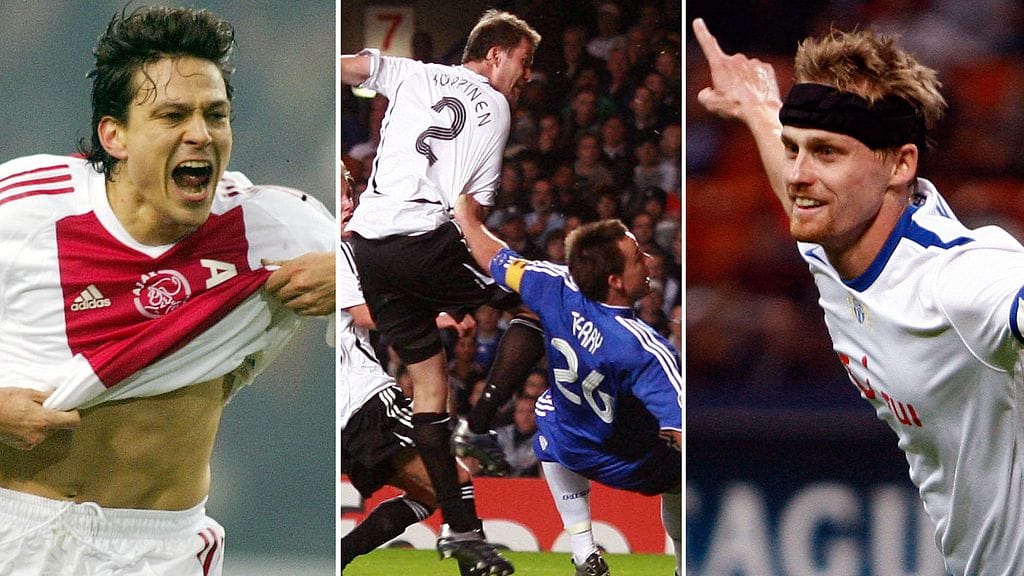 Jari Litmanen, Miika Koppinen ja Hannu Tihinen ovat vastanneet joistain ikimuistoisimmista suomalaismaaleista jalkapallon UEFA Champions Leaguessa.